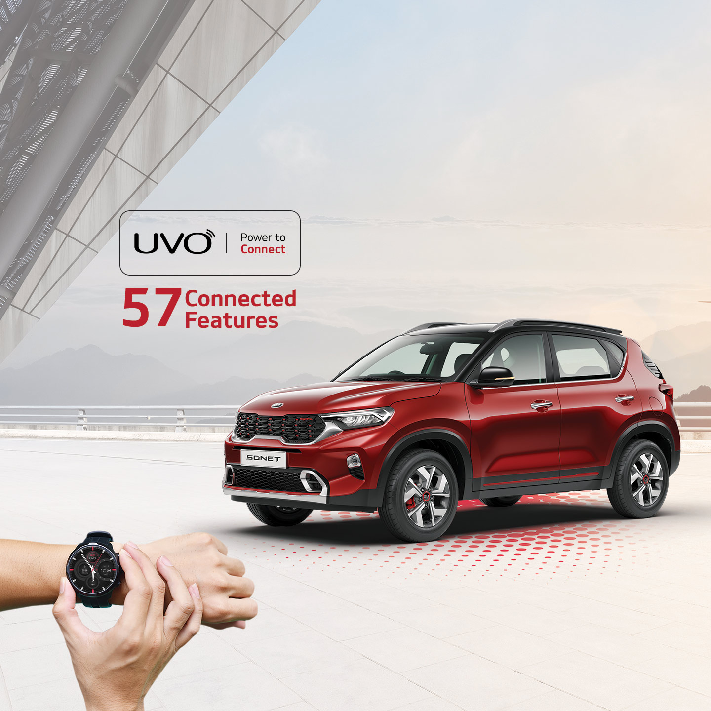 KIA Sonet UVO Connected Features
